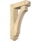 Ekena Millwork Imperial Arts and Crafts Rough Sawn Bracket w/ Offset Brace, Douglas Fir, 6"W x 20"D x 32"H BKT0604X20X32IMP03RDF - alternate 1
